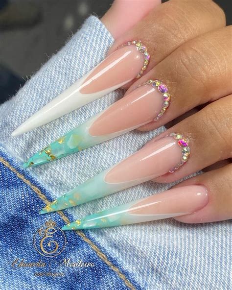 Unha De Gel Grande - Unhas de gel grandes estileto | Unhas grandes decoradas, Unhas violetas ...