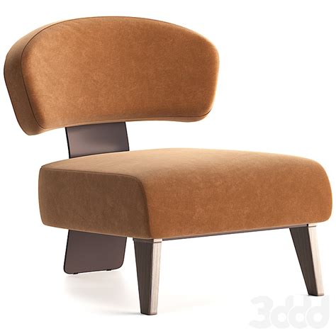 REEVES WOOD By Minotti - 3D model