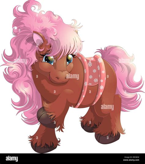 pony pink  res stock photography  images alamy