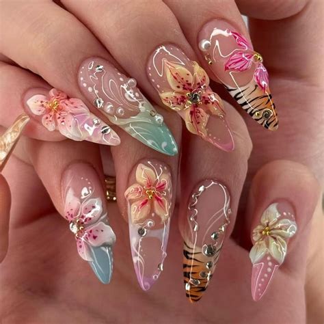 Tiger Nails Press On - Etsy
