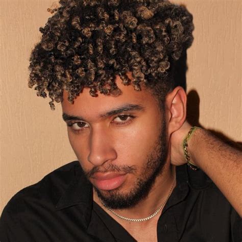 black men curly hairstyles