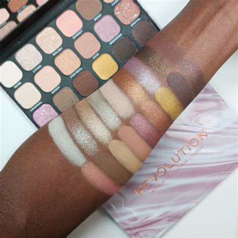 Makeup Revolution Forever Flawless Eyeshadow Palette Nude Silk ...