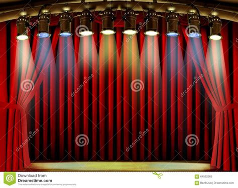 Dark Night Club Stage