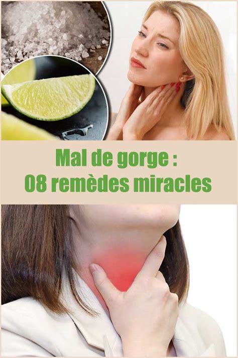 Remèdes Maison: Mal de gorge : 08 remèdes miracles