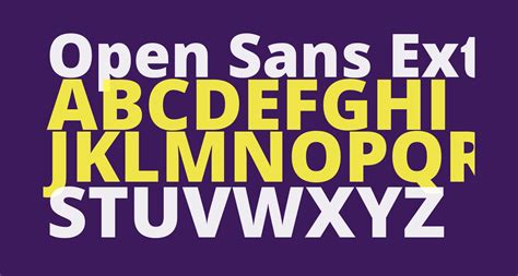Open Sans Extrabold free Font - What Font Is