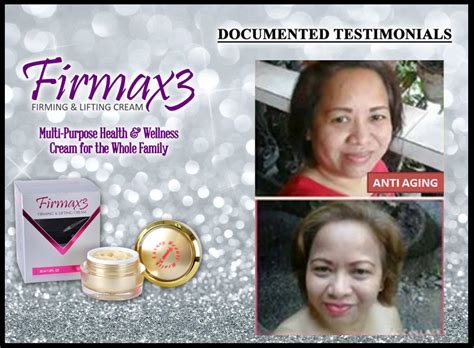 TESTIMONIALS - FIRMAX3 HEALTH AND BEAUTY CREAM