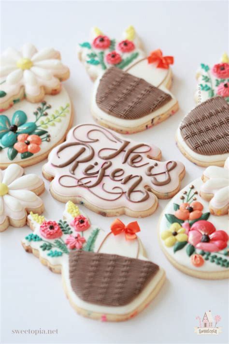 Easter Royal Icing Decorated Cookies | Sweetopia