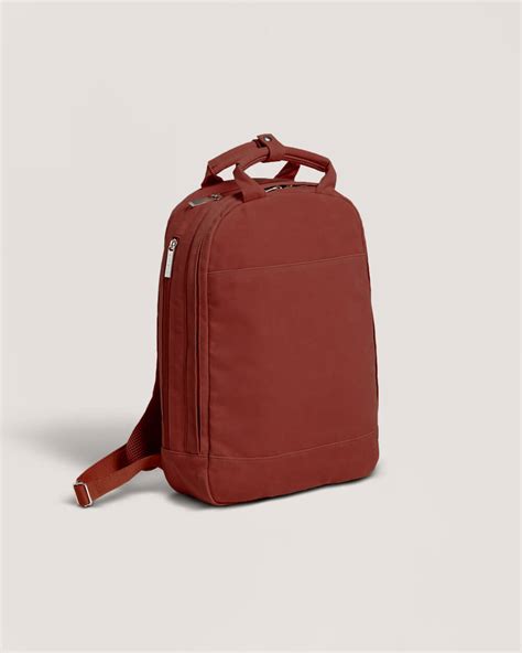 slim pro jam red sustainable  stylish slim laptop backpacks