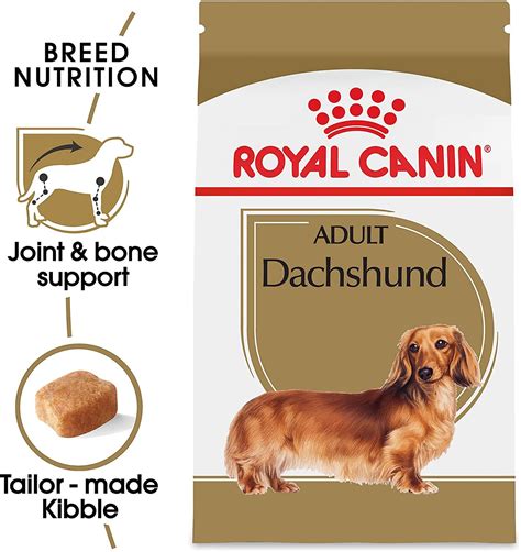 Royal Canin Dachshund Adult Breed Specific Dry Dog Food, 10 Lb bag | Dog food recipes, Best dog