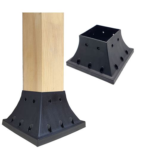 Sturdy and stylish decorative 4x4 post base for your outdoor projects