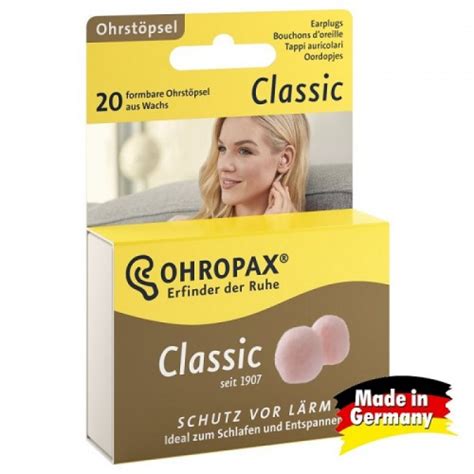 Беруши восковые Ohropax Classic 20 штук для сна|Низкая цена, Доставка ...