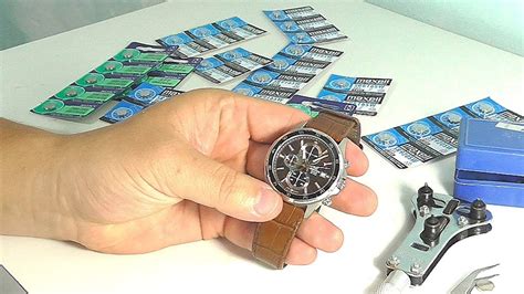 CASIO EDIFICE – батарейка и обнуление хронографа - YouTube