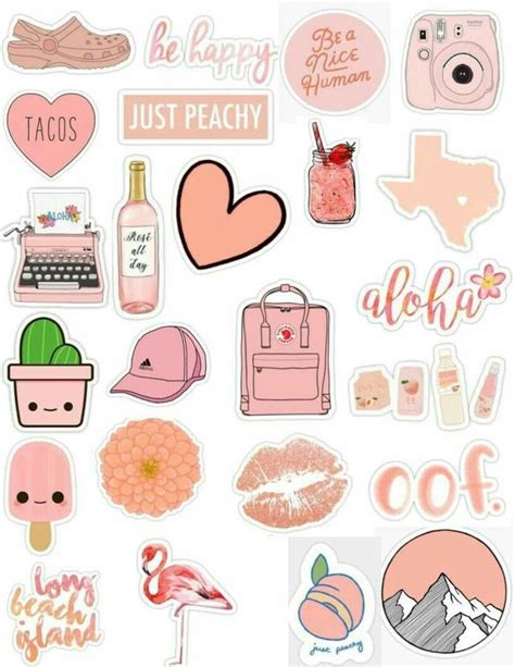 DIY 100+ homemade stickers cute to decorate your stuff