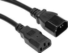 Шнур питания ITK (PC-C13C14-2M) C13-С14 проводник.:3x1.5мм2 2м 230В 10А ...