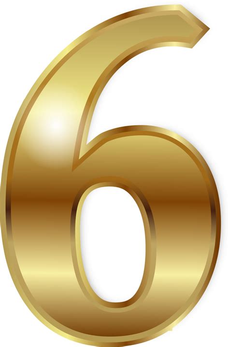 Number 6 Png