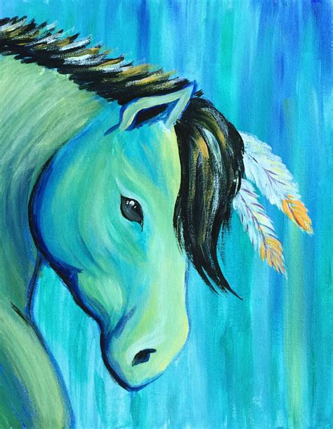 Horse Painting For Kids at PaintingValley.com | Explore collection of ...