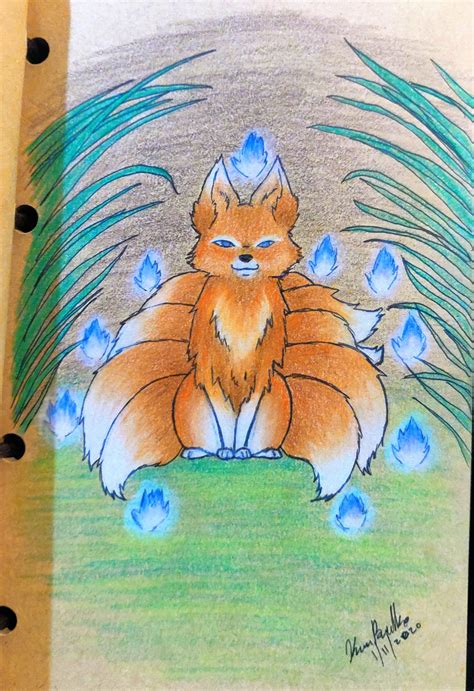 Tiny Ninetailed Fox by Kikis-Art-Journey on Newgrounds