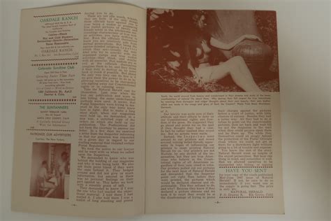 Natural Herald Vintage Nudist Magazine Book Aug & Sep 1948 Official