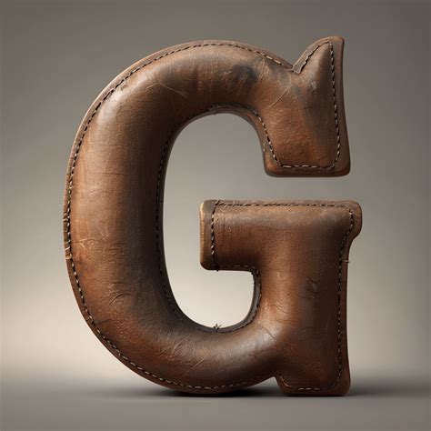 vintage leather bound  letter art design monogram playground