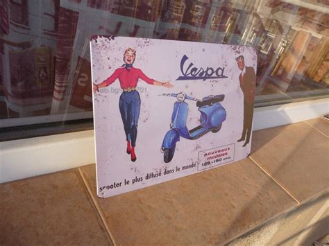 Метална табела мотор мотопед Vespa Веспа скутер Италия мото купете тук ...