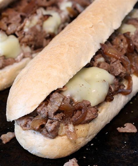 Shaved Steak Cheese and Onion Sandwiches | In Good Flavor