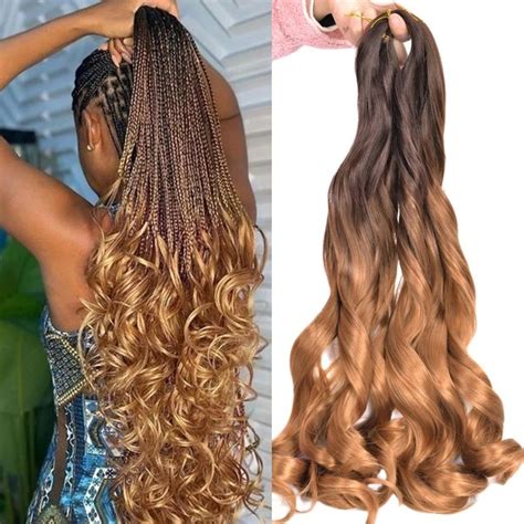 Darling Empress Curl French Curly Braid Pre Stretched Bouncy Braid Hair ...