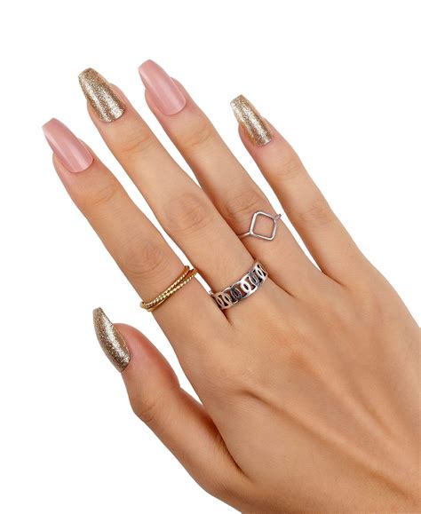 Beach Babe Press Ons (Short) - Nude & Bronze Set – PolyGel Nails UK