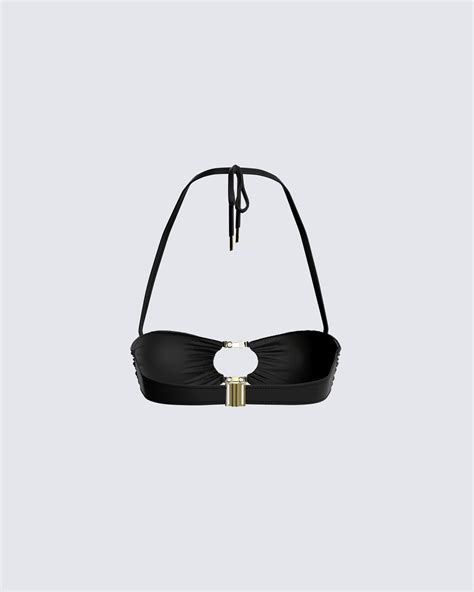 Monique Black Bikini Top