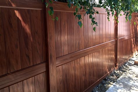 Vinyl Fence Panels Brown - My Bios