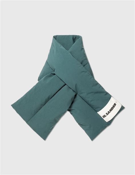 Jil Sander - DOWN SCARF | HBX - Globally Curated Fashion and Lifestyle ...