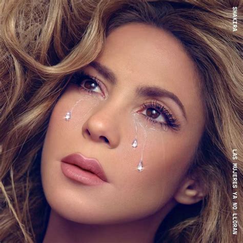 shakira las mujeres ya  lloran la portada del disco