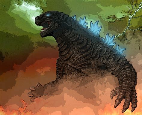 Godzilla fan art