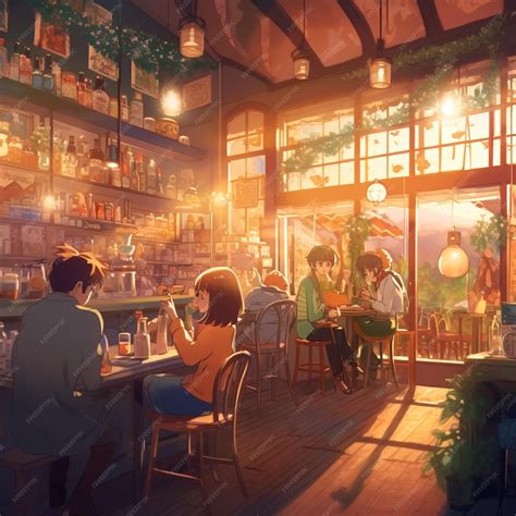 Premium AI Image | Calm cafe atmosphere
