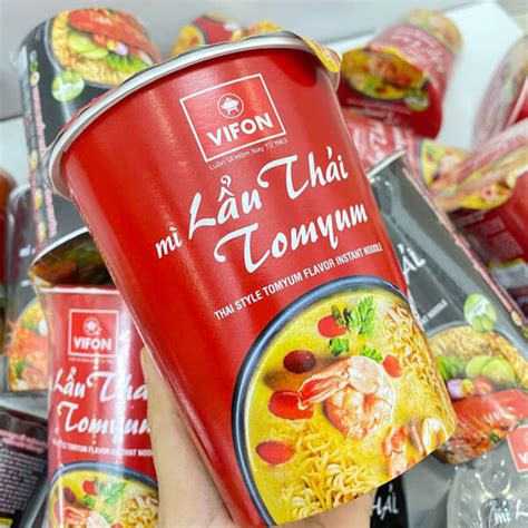 Mì Lẩu Thái Tomyum Vifon Thùng 24 Ly