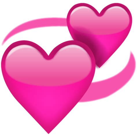 Revolving Pink Hearts Emoji | Pink heart emoji, Heart emoji, Love heart ...