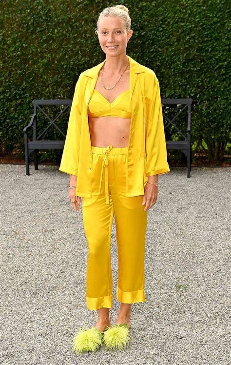 Gwyneth Paltrow Wears Sexy Pajama Set to Host Goop Dinner with Cartier