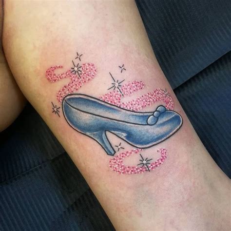 Disney Cinderella Glass Slipper Tattoo