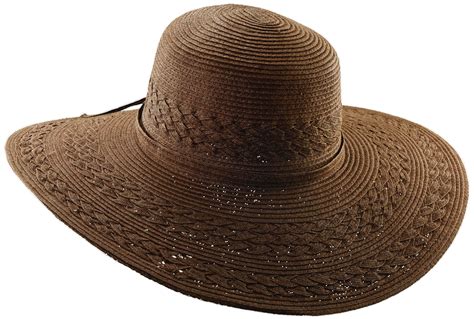 Paper Braid Big Brim Hat - Explorer Hats