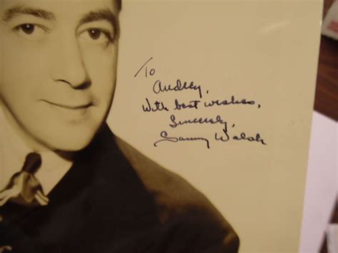 1942 SAMMY WALSH Jazz Big Band Leader Signed Photo Vintage Bruno of 