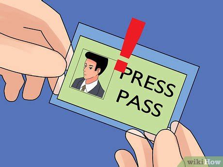 ways    press pass wikihow