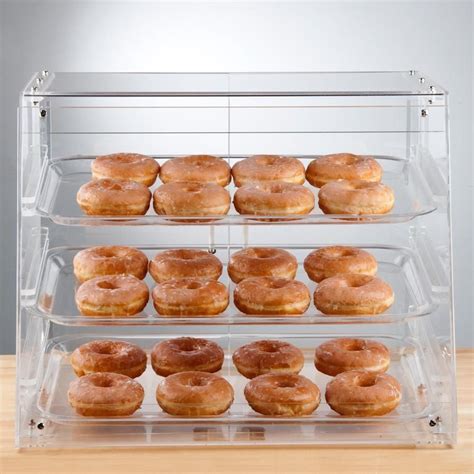 3 Tray Bakery Display Case w/ Rear Doors Bakery Display Case, Pastry ...