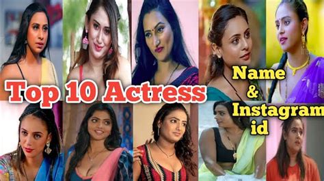 Ullu Web Series Most Beautiful & Sexy Actress Name and Picture Archives ...