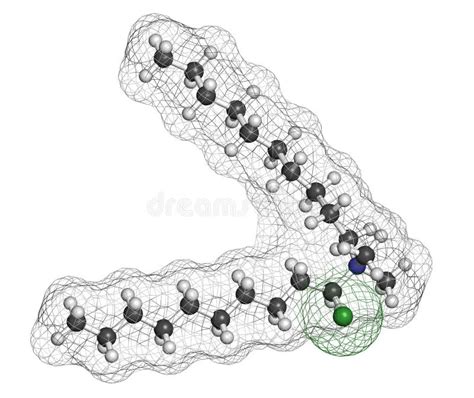 Didecyldimethylammonium Chloride Antiseptic Molecule. Biocidal ...