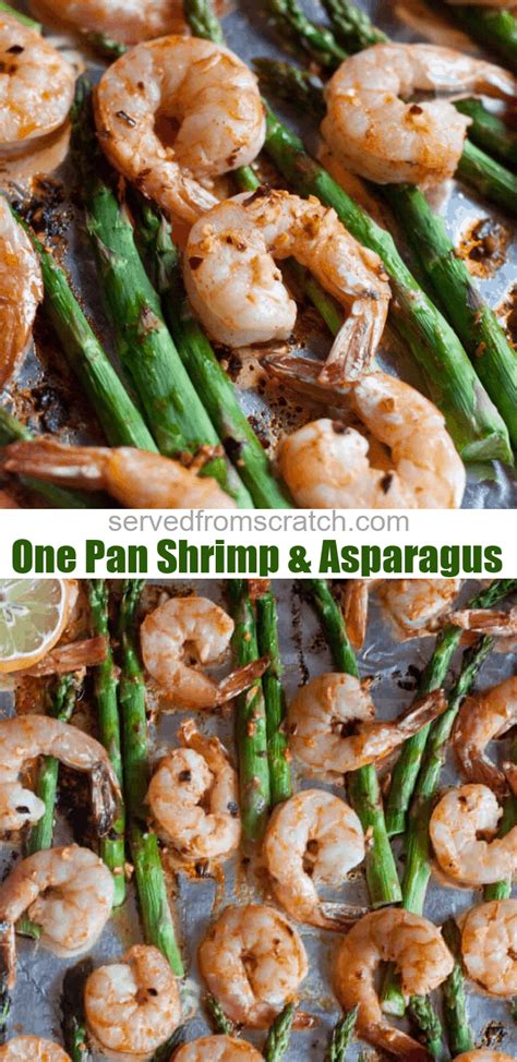 Sheet Pan Shrimp and Asparagus - Served From Scratch