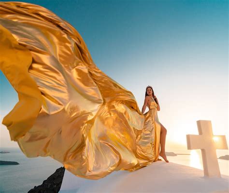 halter neck dresses flying dress photoshoot santorini dresses