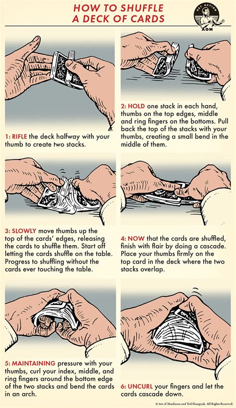 How to Shuffle Cards: An Illustrated Guide | The Art of Manliness