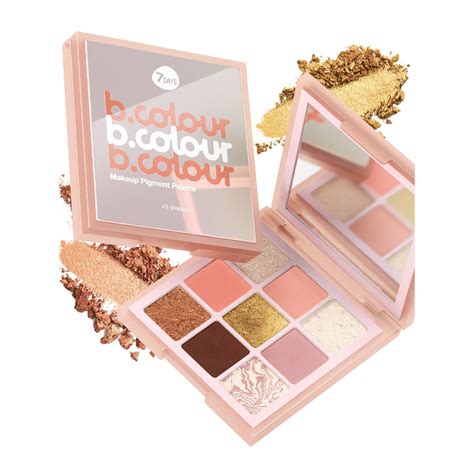 Палетка теней для век 7 Days b.colour 01 Luxury life от 4 500₸ в Skiny.kz