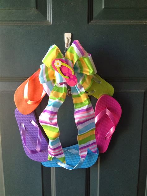 My DIY projects: Flip Flop Wreath
