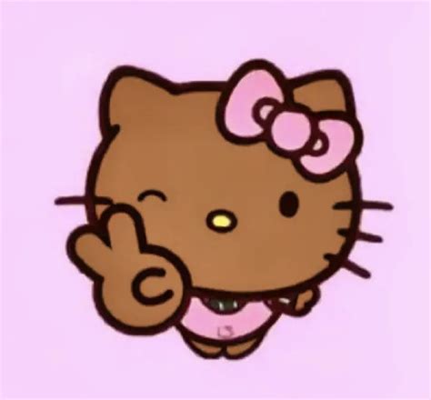 Brown Hello Kitty Profile Picture