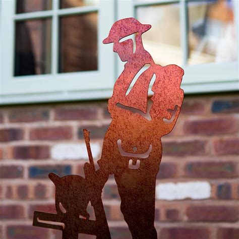 Lest We Forget Tommy Soldier Silhouette Military Statue Remembrance Day ...